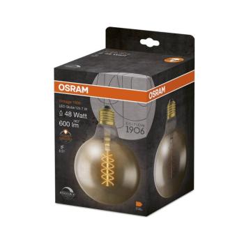 OSRAM Vintage 1906 E27 7 W LED G125 822 arany, dimmelhető kép
