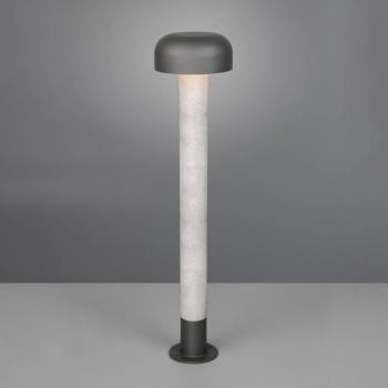 Ösvény világítás Fraser, szürke/betonhatású, alumínium, IP54, magasság 84,5 cm kép