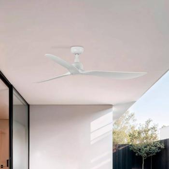 Outwood mennyezeti ventilátor, fehér, DC, csendes, Ø 150 cm, IP44 kép