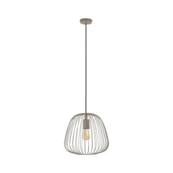 OVELLA kábeles függeszték 1xE27/15W/230V, átmérő 36 cm, bézs W-KM 1369/1 LMH-B kép