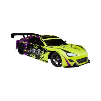 Overmax - RC drift autó távirányítós X-DRIFT 1000 mAh sárga/lila 5903771706254