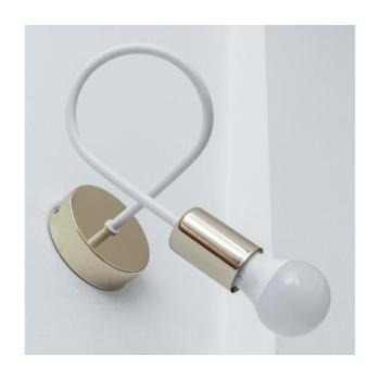 OXFORD fali lámpa 1xE27/15W/230V arany/fehér K-2016/1 WT+GO kép