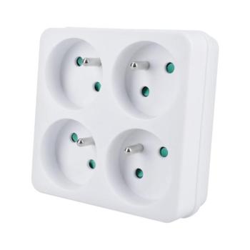 P108 - 4x 10A elosztó, fehér P108 kép