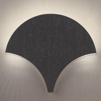 Palm LED fali lámpa, fekete-ezüst kép