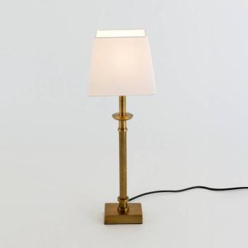 PALMARIA asztali világítás, arany/fehér, magasság 52 cm, fém, E14 kép