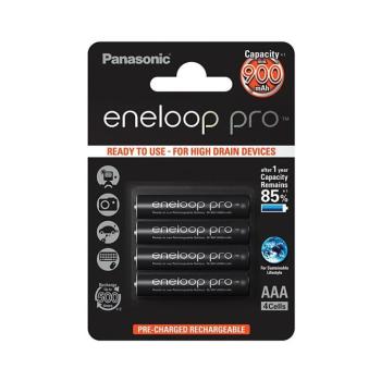 Pana Eneloop Pro BK-4HCDE/4BP - 4 db AAA NiMH újratölthető akkumulátor 11492 kép