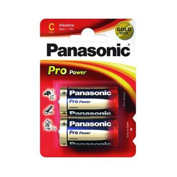 Panasonic Pro Power Alkáli Baby Elem C (LR14) BL/2 kép