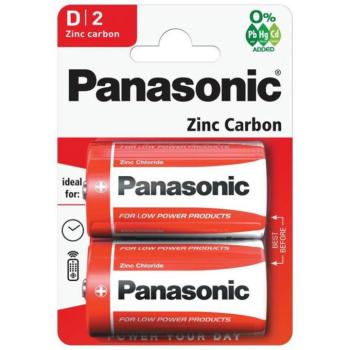 Panasonic Féltartós Góliát Elem D (R20) BL/2 kép