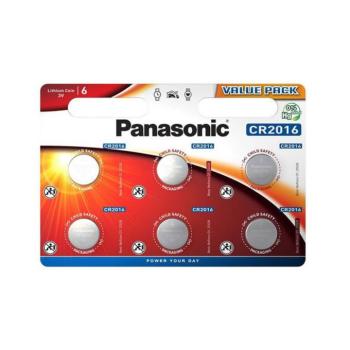 Panasonic Lithium Gombelem CR2016 (3V) B6 kép