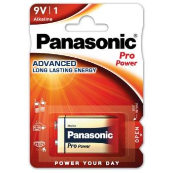 Panasonic Pro Power Alkáli 9V Elem 6LR61 BL/1 kép