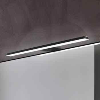 Pandora LED-es tükörvilágítás, matt fekete, 45,8 cm kép