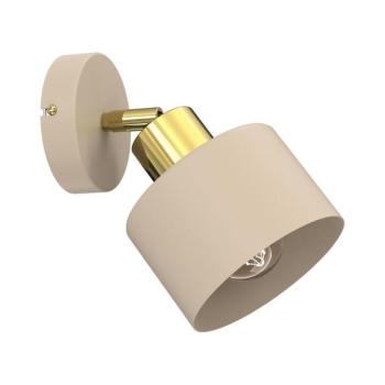 PARKLA fali spotlámpa 1xE27/15W/230V bézs/arany 8791 kép
