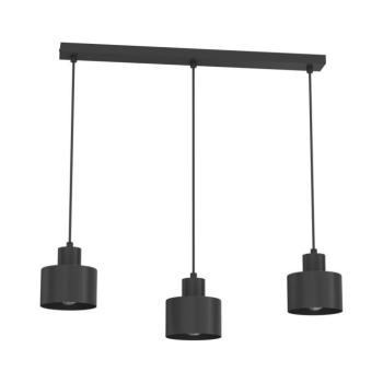 PARKLA kábeles csillár 3xE27/15W/230V fekete 8777