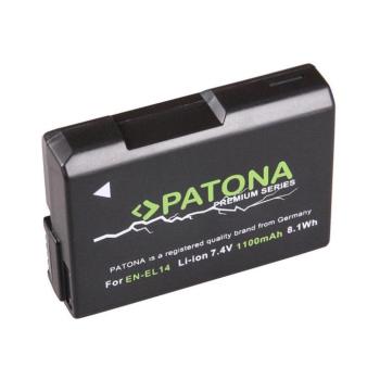 PATONA - Akku Nikon EN-EL14 1100mAh Li-Ion Premium PT1197 kép