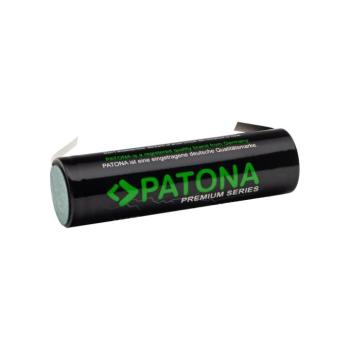 PATONA - Akkumulátor 18650 Li-lon 3000mAh PREMIUM 3,7V szalagkapcsokkal forrasztáshoz PT6526 kép
