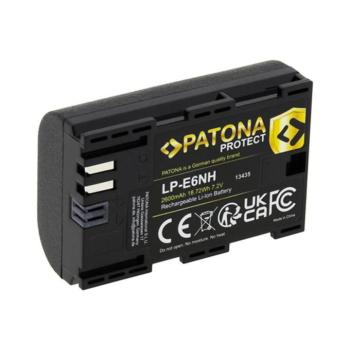PATONA - Akkumulátor Canon LP-E6NH 2600mAh Li-Ion Protect EOS R5/R6 PT13435 kép