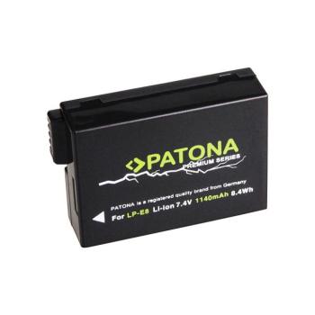 PATONA - Akkumulátor Canon LP-E8 1140mAh Li-Ion Premium PT1136 kép