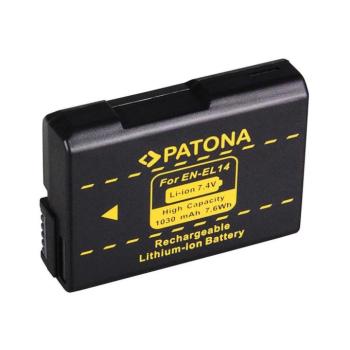 PATONA - Akkumulátor Nikon EN-EL14 1030mAh Li-Ion PT1134 kép
