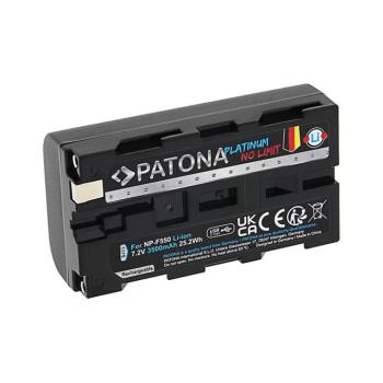 PATONA - Akkumulátor Sony NP-F550/F330/F570 3500mAh Li-Ion Platinum USB-C töltéssel PT1375 kép