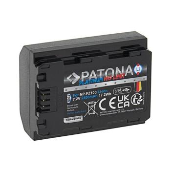 PATONA - Akkumulátor Sony NP-FZ100 2400mAh Li-Ion Platinum USB-C PT1360 kép