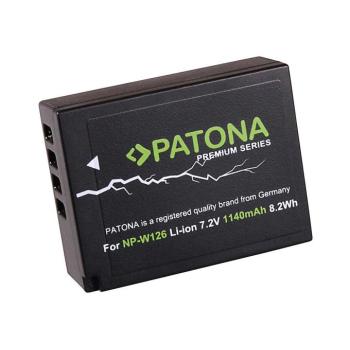 PATONA - Fuji NP-W126 1140mAh Li-Ion akkumulátor, prémium minőség PT1252 kép