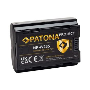 PATONA - Fuji NP-W235 2600mAh Li-Ion 7,2V akkumulátor Protect X-T4 PT13395 kép