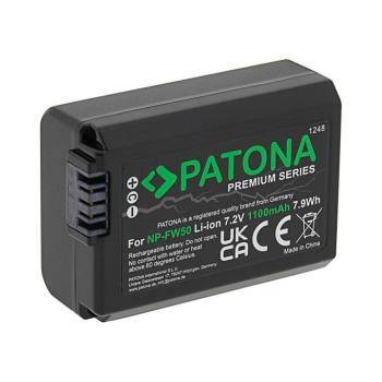 PATONA - Sony NP-FW50 1100 mAh Li-Ion PREMIUM akkumulátor PT1248 kép