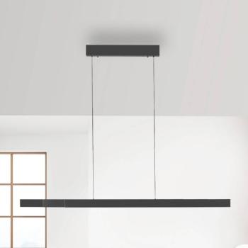Paul Neuhaus LED lógó lámpa Adriana Square, szürke, fel/le kép