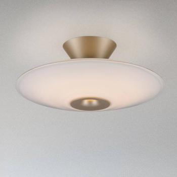 Paul Neuhaus LED mennyezeti lámpa Elipsa, fehér/bronz, Ø 35 cm