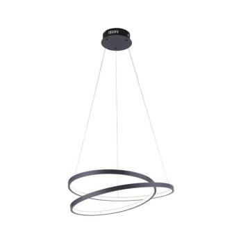 Paul Neuhaus 2472-18 - LED Dimmelhető csillár zsinóron ROMAN LED/30W/230V fekete 2472-18 kép