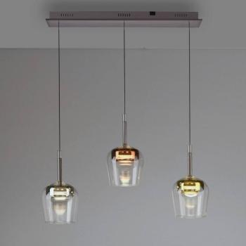 Paul Neuhaus Smart LED-es függőlámpa Q-Kon többszínű 3-lámpás kép