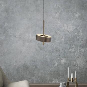 Paul Neuhaus Smart LED függőlámpa Q-Rotate sötétbarna Ø14cm kép