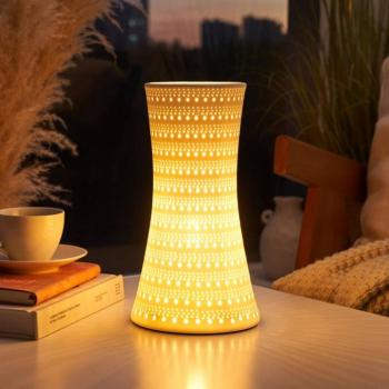 Pauleen asztali lámpa DREAMY SUNKISS, fehér, magasság 29 cm, porcelán kép