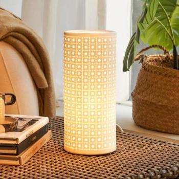 Pauleen PURE SUNKISS asztali lámpa, fehér, magasság 27 cm, porcelán kép