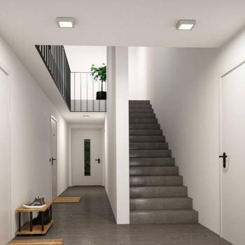 Paulmann Abia 2 LED panel, hossza 17 cm, fehér, CCT, műanyag kép