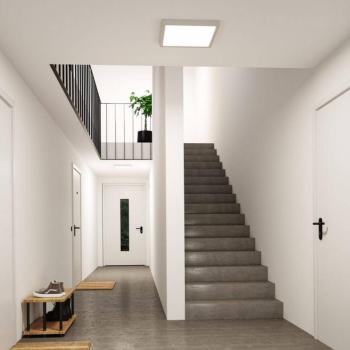 Paulmann Abia 2 LED panel, hossza 40 cm, fehér, CCT, műanyag kép