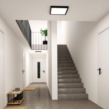 Paulmann Abia 2 LED panel, hossza 40 cm, fekete, CCT, műanyag kép