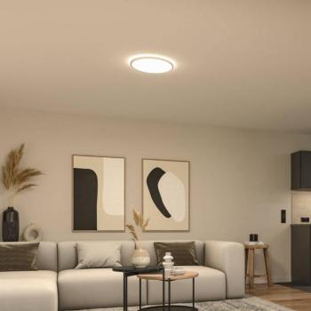 Paulmann Atria Shine LED panel, 40 cm átmérőjű, fehér, IP20, 3000 K, kép