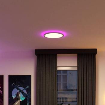Paulmann Atria Shine LED panel, 40 cm átmérőjű, RGBW, fehér, IP20, dimmelhető kép