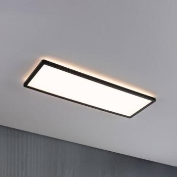 Paulmann Atria Shine LED panel, fekete, hossza 56 cm, IP44 kép