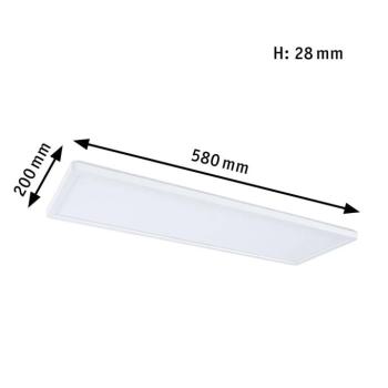 Paulmann Atria Shine panel be/ki fehér 840 58x20cm kép