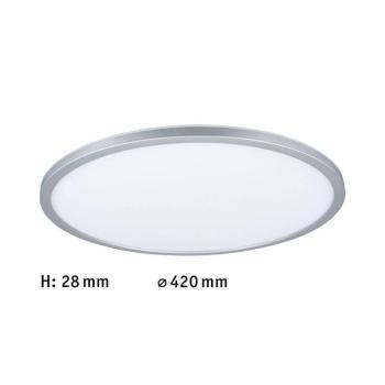 Paulmann Atria Shine panel dim króm RGBW Ø42cm kép