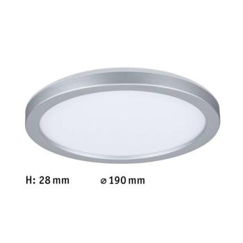 Paulmann Atria Shine Panel on/off króm 840 Ø19cm kép