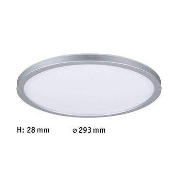 Paulmann Atria Shine Panel on/off króm 840 Ø29cm kép
