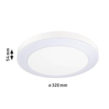 Paulmann LED kültéri mennyezeti világítás Circula, fehér, érzékelő, IP44 kép