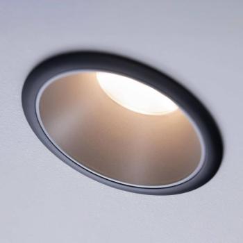 Paulmann Cole LED-spotlámpa, ezüst-fekete, dimmelhető fényerő-szabályozással, 3 kép
