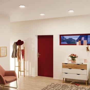 Paulmann Cover-it LED-beépíthető panel, Ø17 cm, 880 lm, 3000 K, fehér kép
