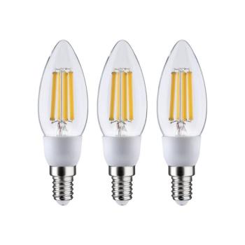 Paulmann LED izzó, gyertya, E14, 2,5 W, 525 lm, 830, 3 darabos csomag kép