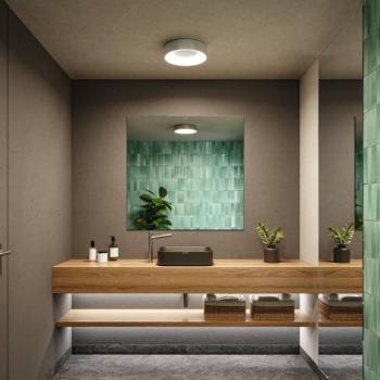 Paulmann HomeSpa Casca LED mennyezeti lámpa, fehér/alumínium, IP44 kép