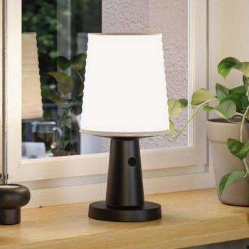 Paulmann Ilanga LED-es napelemes asztali lámpa, antracit, 30 cm, IP44 kép
